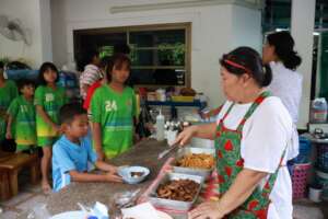 Kid's club- a time to eat!