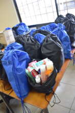 Hygiene Kits handed out to women and girls