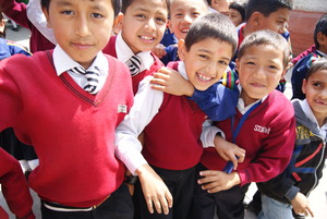 Children at school