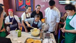 Opening workshop with food bloger at the Cafe