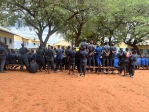 Children listening to encouragement
