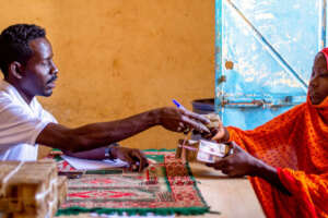 Participant receives cash assistance
