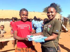 Giving school supplies & paying annual tuitions.