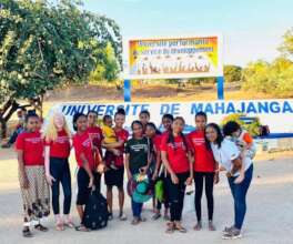 NiA students at Majunga University, Madagascar.