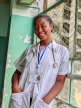 An NiA student at medical school in Majunga.
