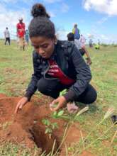 NiA planting trees for future generations.