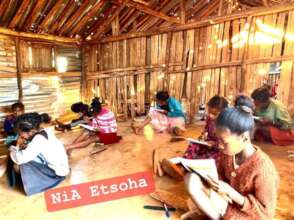 NiA students at Etsoha primary school.