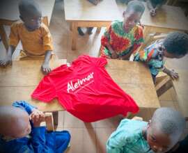 At nursery school with Aleimar