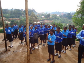 students in the assembly ground