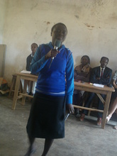 OVC giving a testimony of how SeReP has helped her