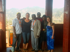 Mrs Andrea from Internation bund Germany and staff