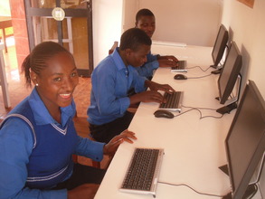 senior students in our computer lab.
