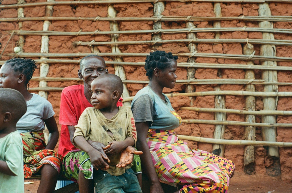 Family at the Sabuli Growing Garden