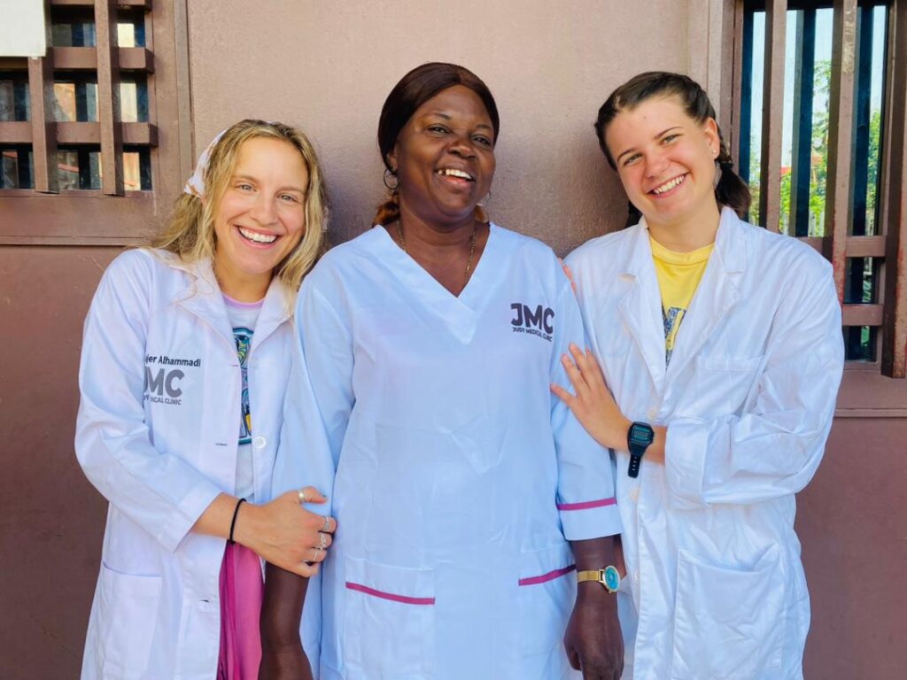 Volunteers at the Judy Medical Clinic