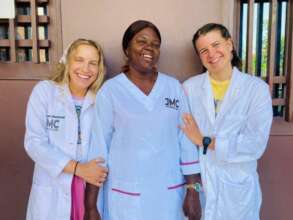 Volunteers at the Judy Medical Clinic