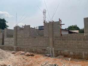 Walls are being built