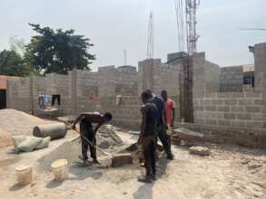 Works making brick cements