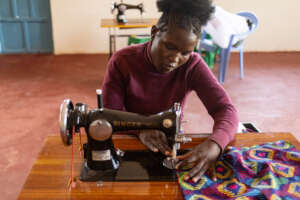 Learning how to sew