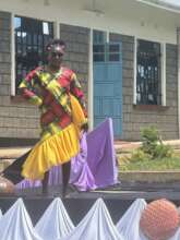 Student at Neema's Fashion Show