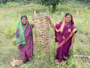 Planting Neem trees in Dugudi village