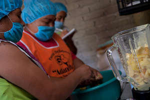 Entrepreneur women making jam