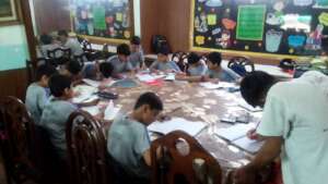 Studying in a productive environment