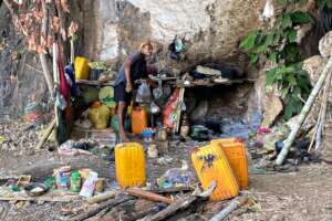 Some have escaped to the jungle and live in caves