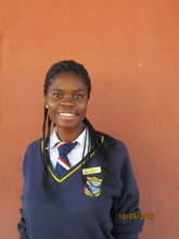 Photo of Margaret in her school uniform