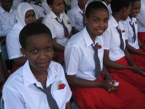 Graduating girls at Arusha Secondary School