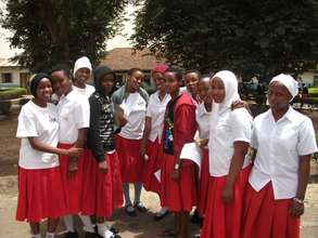 Secondary school students in Tanzania