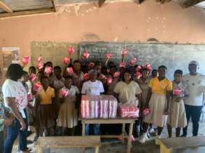 Pads shared among teenage girls