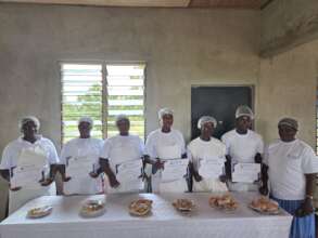 Exhibition of baked pastries