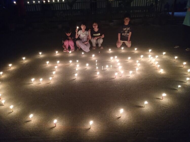 Traditional "The Thadingyut" Full Moon Festival