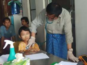 Medical services by the Wachet medical team