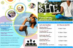 SHE Sisters  Healthy & Empowered Poster