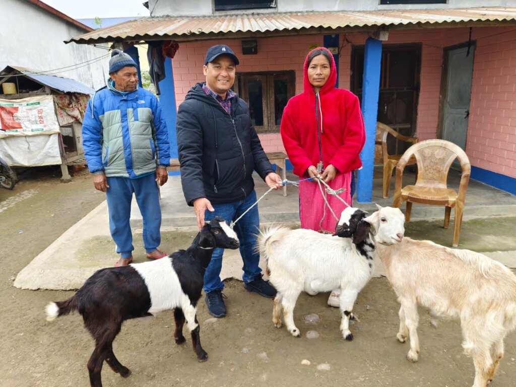 Empower Communities In Nepal through Goat Farming