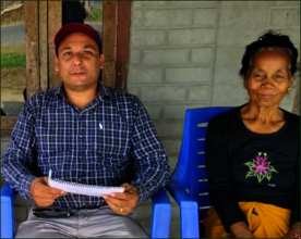 Raju Bhirakoti with Beth Kumari Mahato