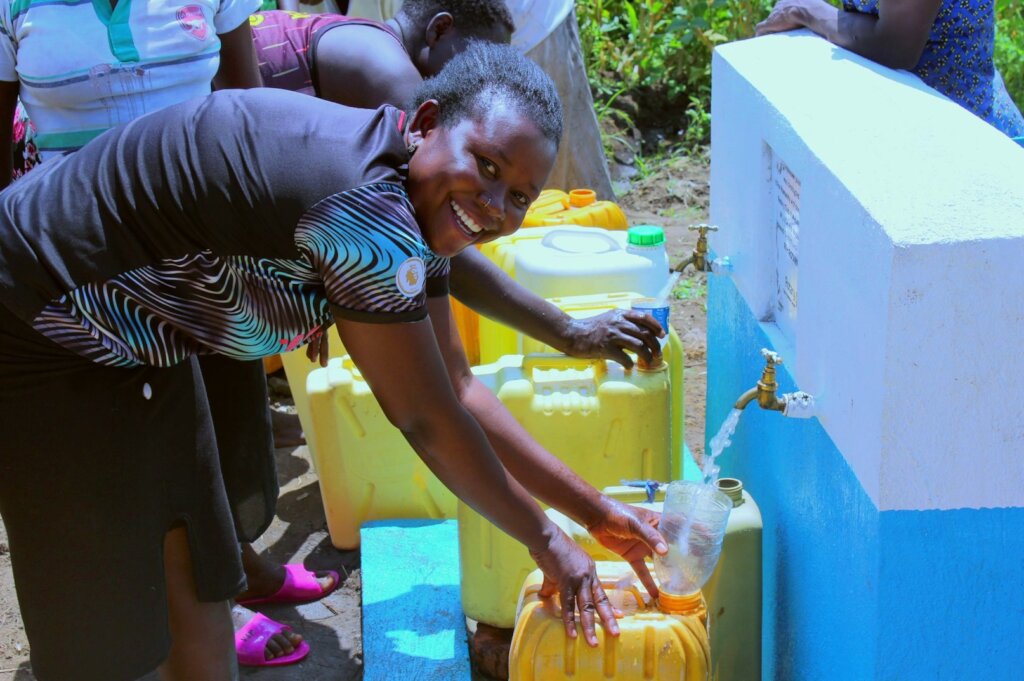 Tap stand serving communities