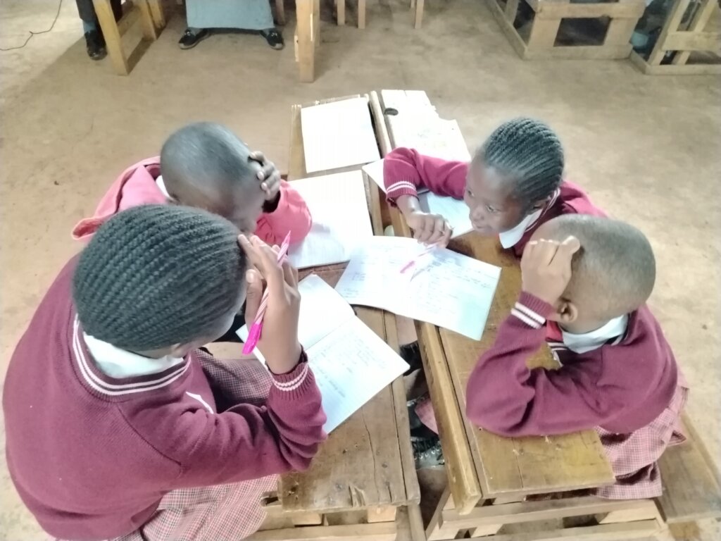 Children learning about Healthy Schools