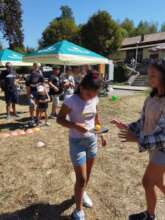 Trying table tennis (Family Day, 15 August 2026)