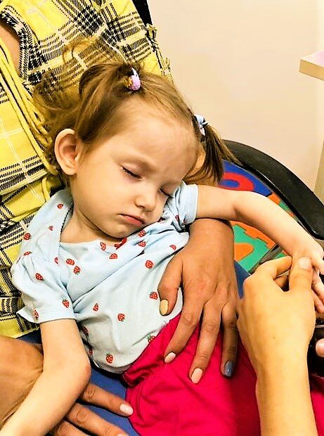 Help Mary take her first steps