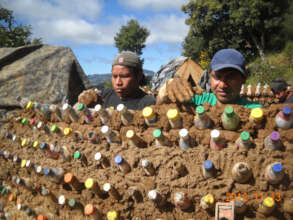 Trash Bottle and Cob Construction
