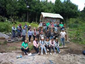 High School Students Build A Dry Compost Latrine