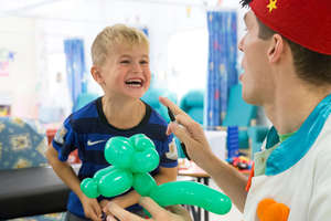 Dr Bungee on a hospital visit