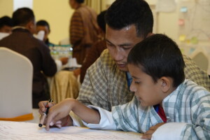 Youth and local leaders map their community