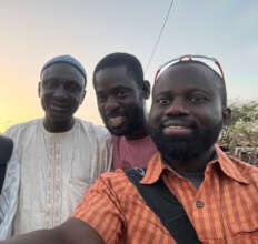 Paul Ndione with our Field Director Makhfou Diop
