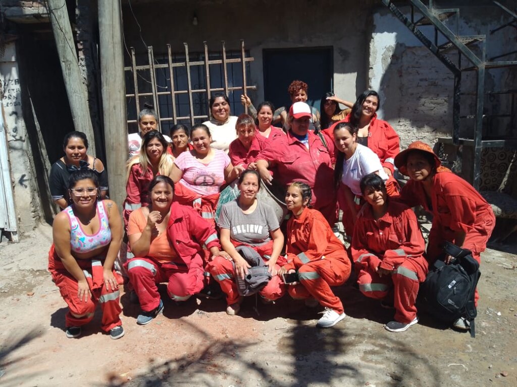 Women construction workers of Villa 21-24