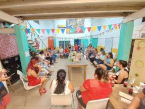 Meeting and training of women construction workers