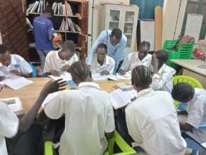 Learners inside the Reading room