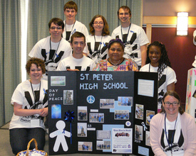 High School youth fighting child abuse !
